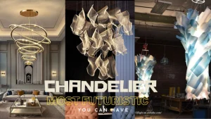 Modern Cristal Glass Chandelier