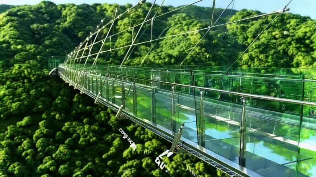 South Korea Glass Bridge: Walk Above the Forest