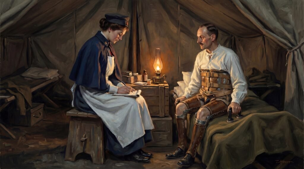 A German Soldier’s Fate: Severely Wounded at the Battle of Arras