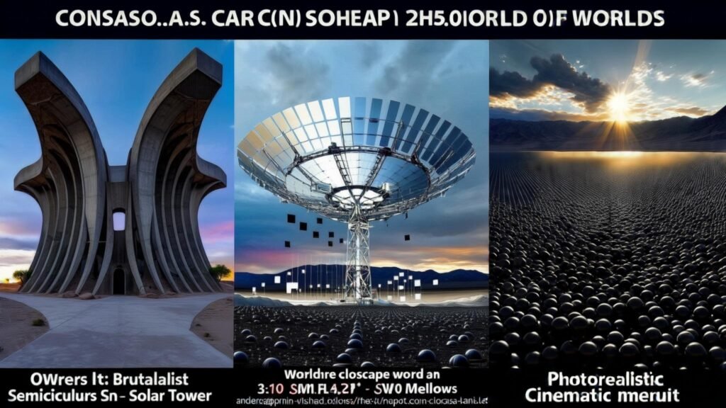 Futuristic Infrastructure: From Hunger Games Sets To Desert Sun Towers