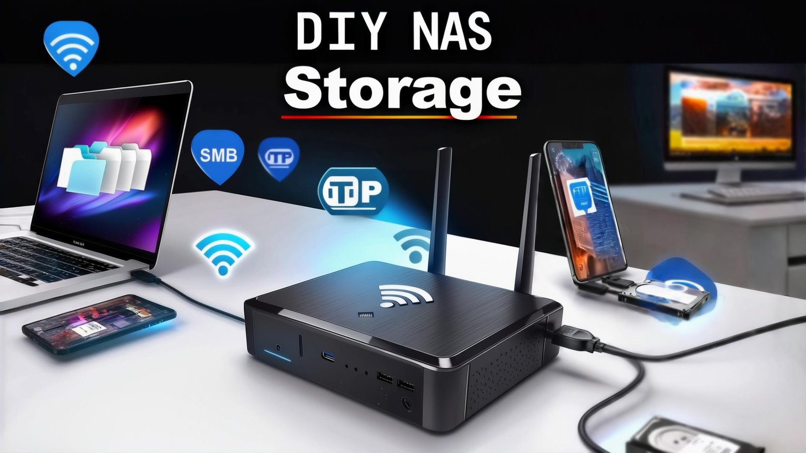 DIY NAS Storage: Make a HDD Into NAS With Your Router